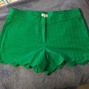 Crown & Ive Scalloped shorts